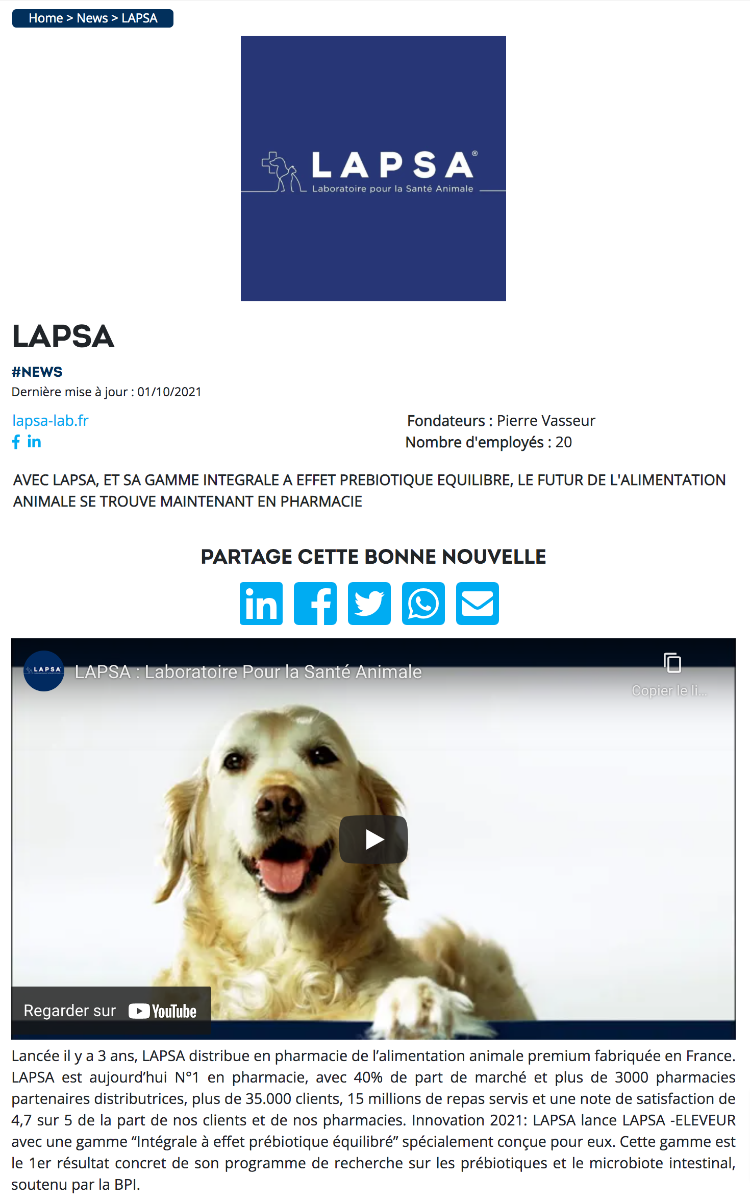 article j'aime les startups