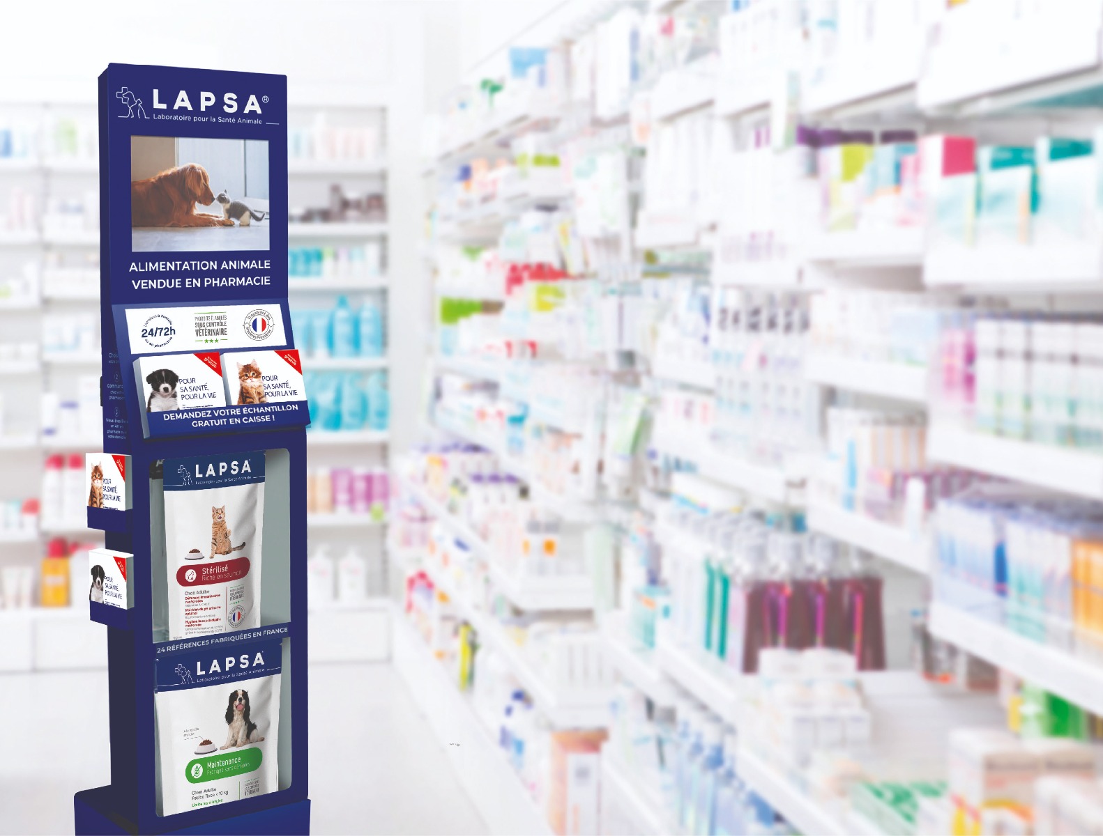 LAPSA croquettes vendues en pharmacies