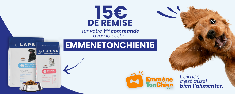 15 euros de remise avec code EMMENETONCHIEN15 desktop