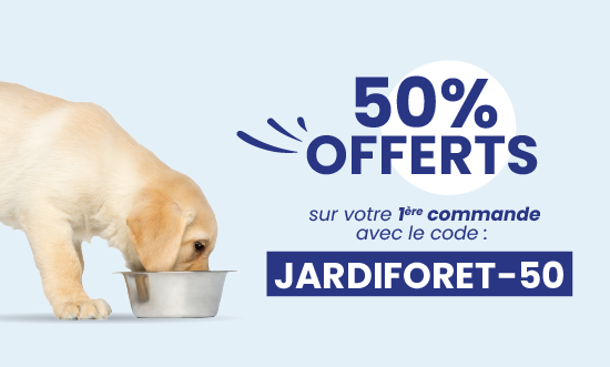 50% avec le code JARDIFORET-50