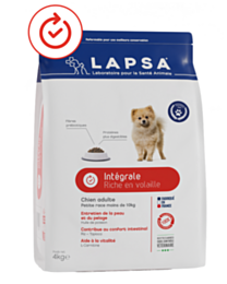 Croquettes Chien Adulte petite race Intégrale - Prébio tonic