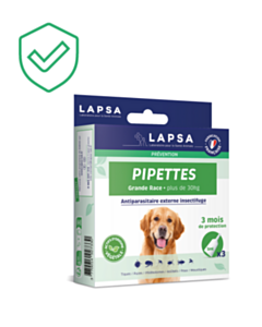 Pipettes Chien Grande Race x3 