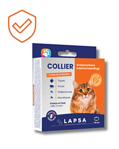 Collier antiparasite Chaton et Chat à l'icaridine