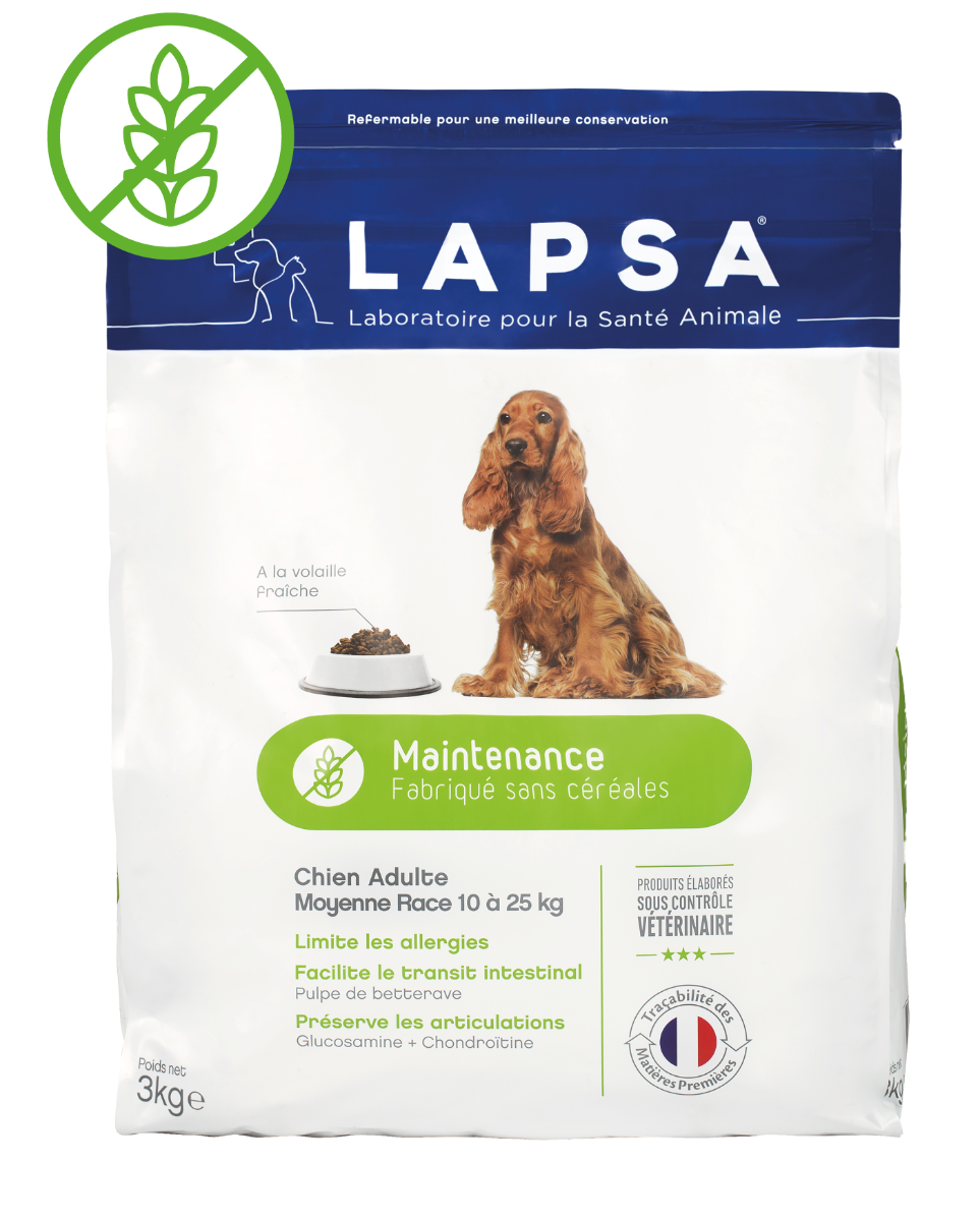 Croquettes Adulte Moyenne Races Sans céréales LAPSA